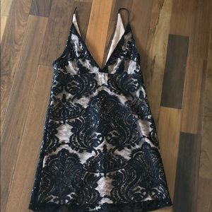 Night Shimmers Mini Dress by Free People